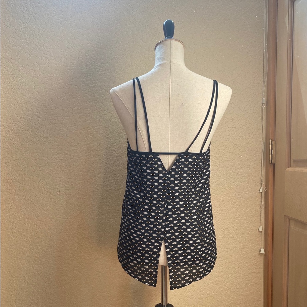Black boho tank